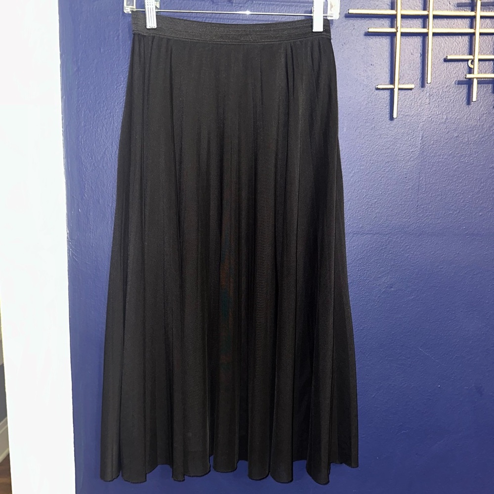 Women’s Shinestar Pleated Maxi Skirt Size L